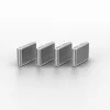Lindy USB Type C Port Blocker Key - Pack of 4 Blockers, White
