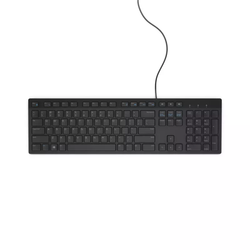 DELL KB216 keyboard Universal USB QWERTY US International Black