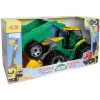 Tractor Lena GIGA TRUCKS ZL-02123 with shovel & trailer