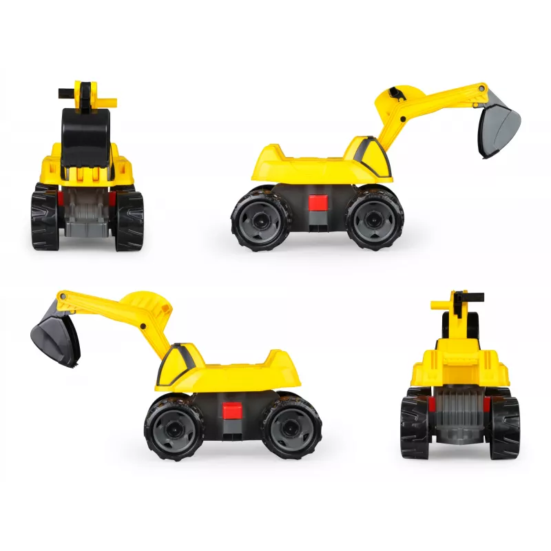 Ride-on Excavator Lena GIGA TRUCKS Excavator PRO 4 Wheels Plastic Steel