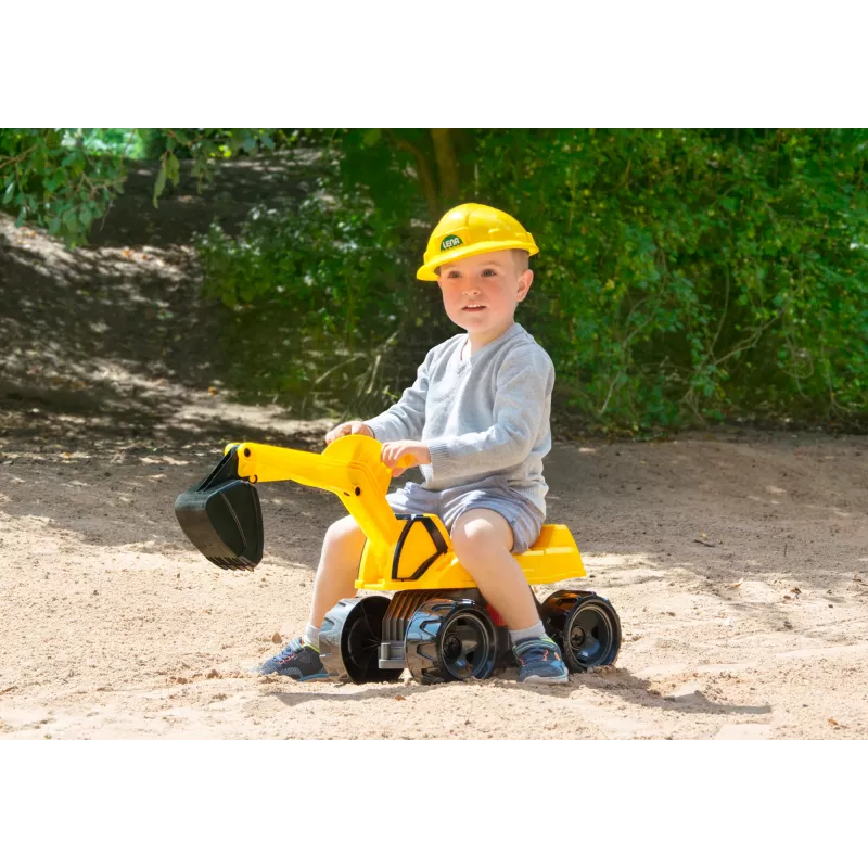 Ride-on Excavator Lena GIGA TRUCKS Excavator PRO 4 Wheels Plastic Steel