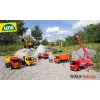 Ride-on Excavator Lena GIGA TRUCKS Excavator PRO 4 Wheels Plastic Steel