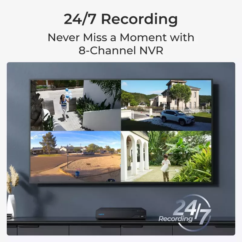 Surveillance Camera Reolink NVS8-5MB4 5MP Wired