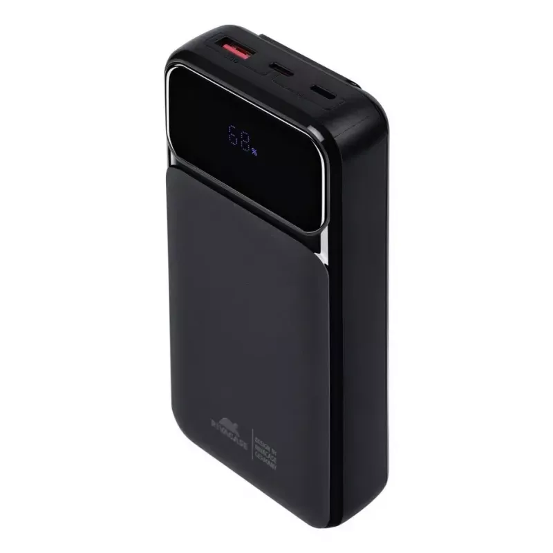 Portable Power Bank Rivacase VA2221 — 20000 mAh LiPo, PD 3.0 & QC 3.0, 3 ports (1×A, 2×C), 22.5 W output