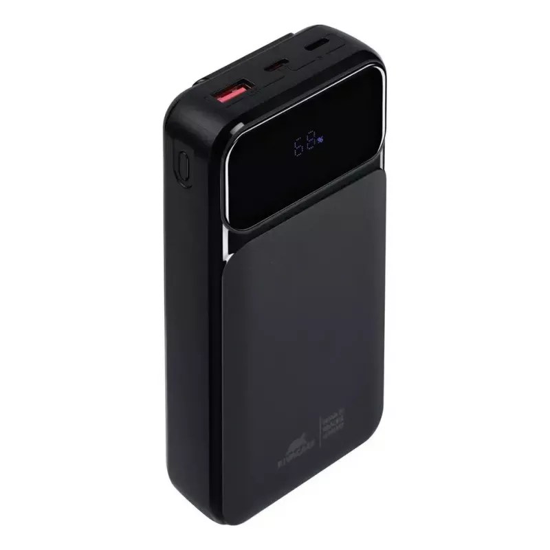 Portable Power Bank Rivacase VA2221 — 20000 mAh LiPo, PD 3.0 & QC 3.0, 3 ports (1×A, 2×C), 22.5 W output