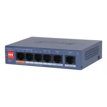 Dahua Technology CS4006-4ET2GT-60 network switch Managed L2 Gigabit Ethernet (10/100/1000) Power over Ethernet (PoE) Blue
