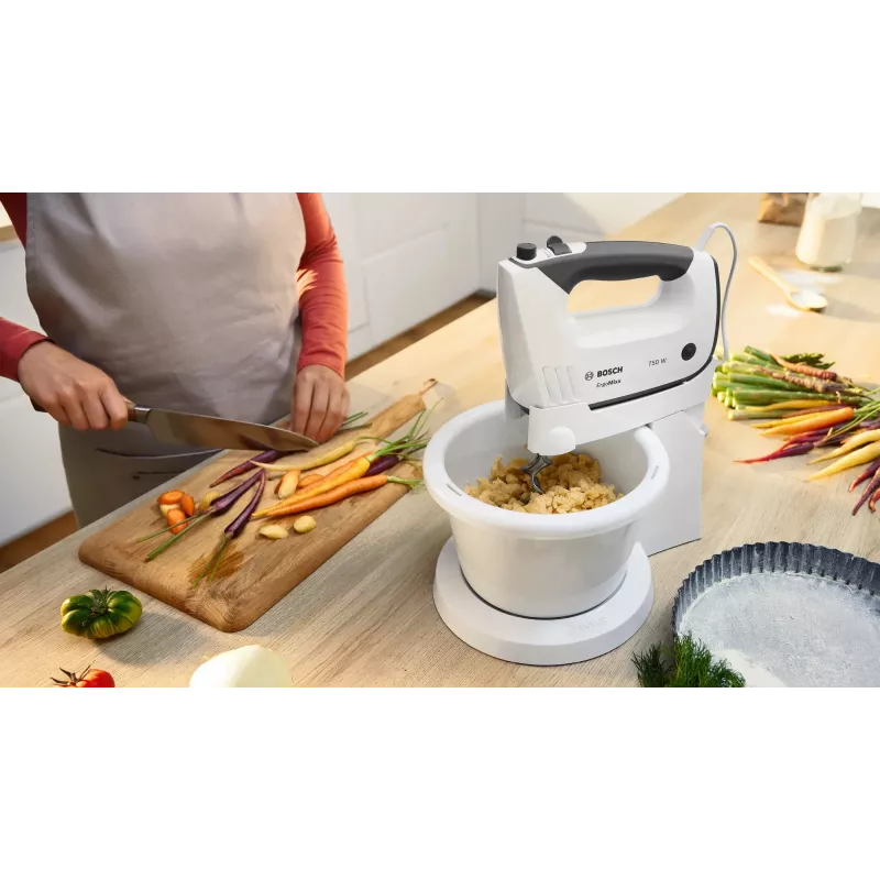 Bosch MFQ37490 mixer Hand mixer 750 W Grey, White