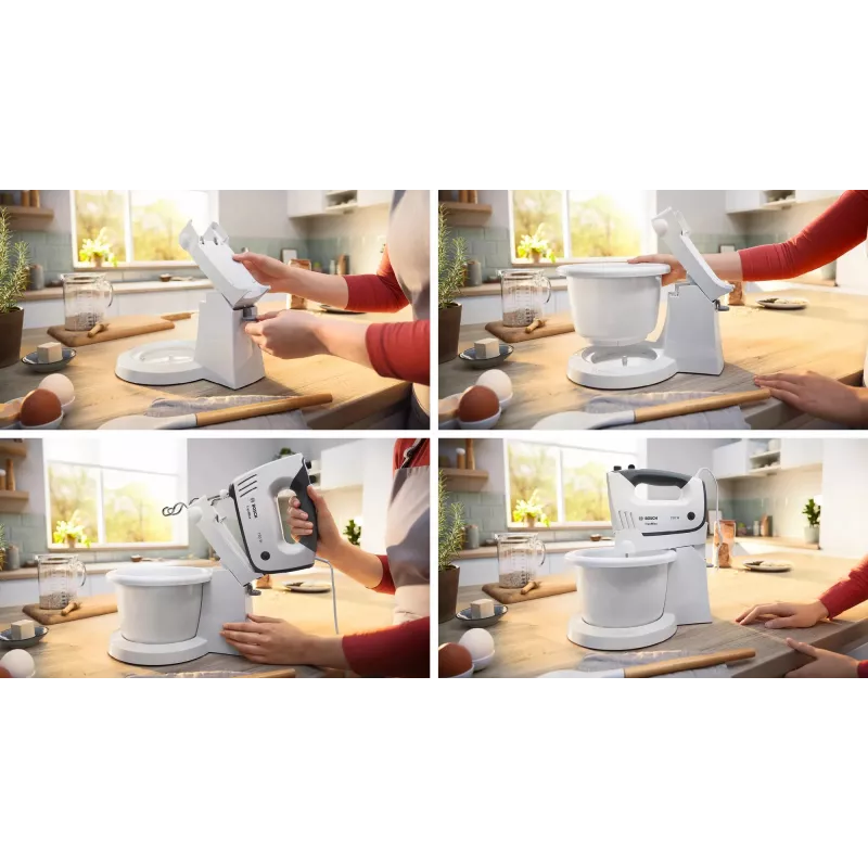 Bosch MFQ37490 mixer Hand mixer 750 W Grey, White