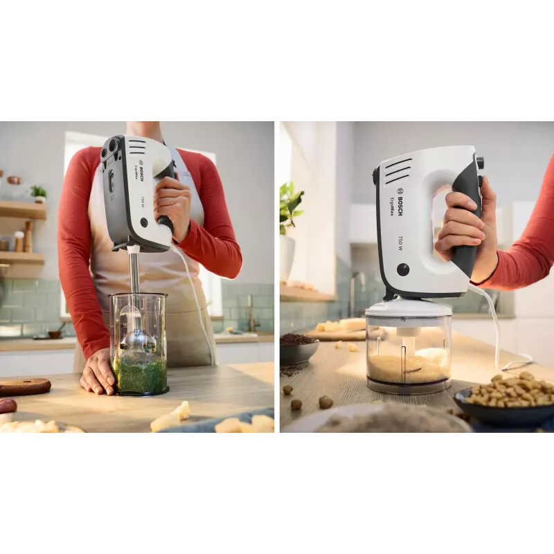 Bosch MFQ37490 mixer Hand mixer 750 W Grey, White