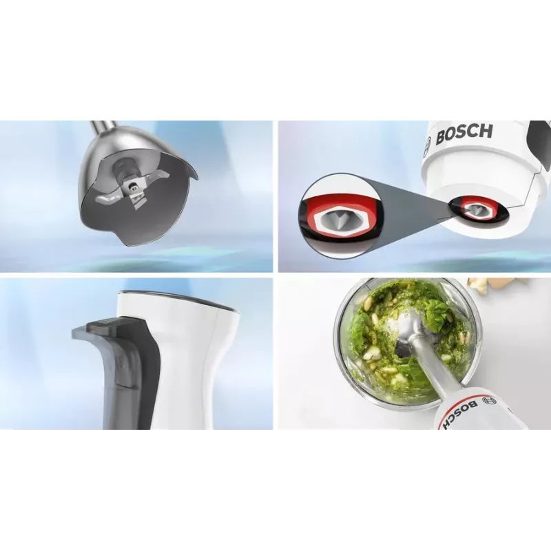 Bosch Serie 4 MSM4W410 blender Immersion blender 800 W Anthracite, White