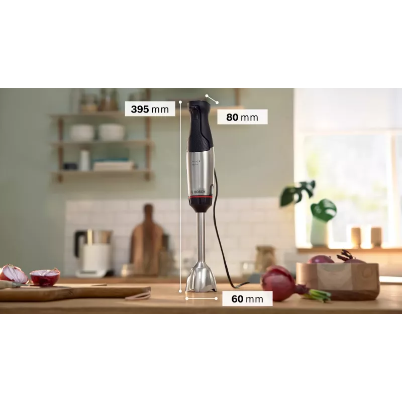 Bosch Serie 6 MSM6M621 blender 0.5 L Immersion blender 1000 W Black, Stainless steel