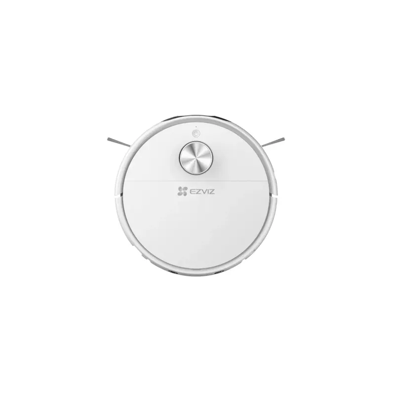 Robot vacuum cleaner EZVIZ RS20 Pro — Li‑Ion 5200 mAh, 220 min runtime, 7200 Pa suction, self‑emptying base, LiDAR navigation, 0.35 L dust bag, wet mopping, white