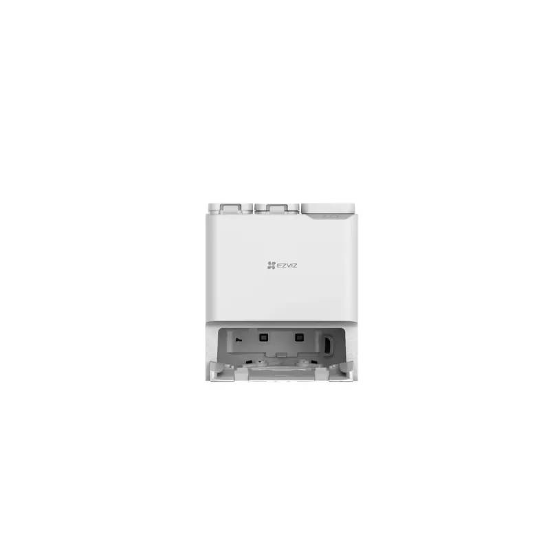Robot vacuum cleaner EZVIZ RS20 Pro — Li‑Ion 5200 mAh, 220 min runtime, 7200 Pa suction, self‑emptying base, LiDAR navigation, 0.35 L dust bag, wet mopping, white