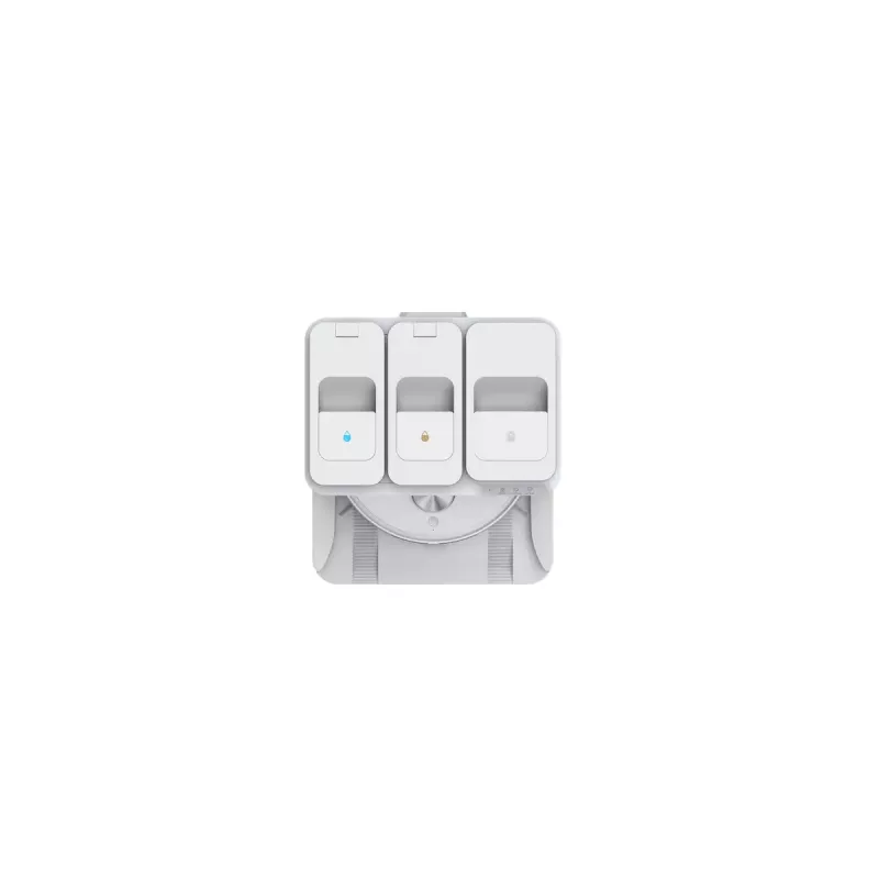 Robot vacuum cleaner EZVIZ RS20 Pro — Li‑Ion 5200 mAh, 220 min runtime, 7200 Pa suction, self‑emptying base, LiDAR navigation, 0.35 L dust bag, wet mopping, white