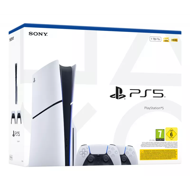 Sony 1000050116 game console 1 TB Wi-Fi Black, White