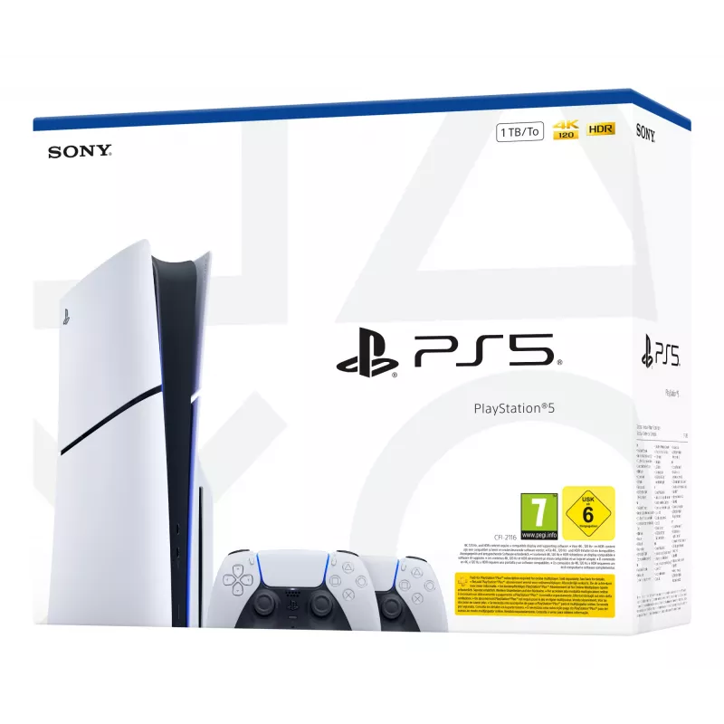 Sony 1000050116 game console 1 TB Wi-Fi Black, White