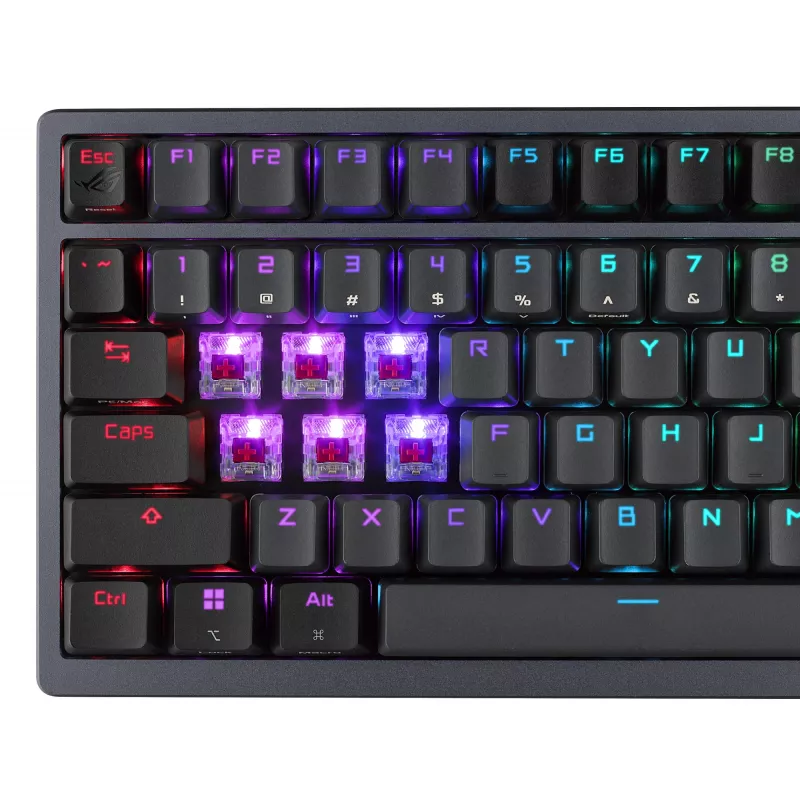 Wireless Mechanical Keyboard ASUS ROG Azoth Black — model 90MP0316-BKUA01, RGB backlight