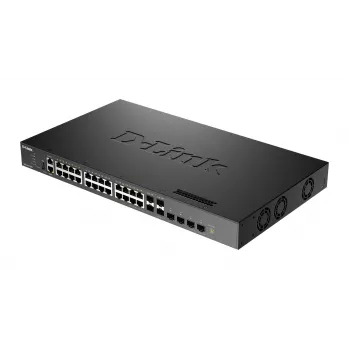 D-Link Layer 3 Stackable 10 Gigabit Managed Switches, Managed, L3, Fast Ethernet (10/100), Full duplex, Rack mounting