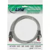 InLine Patch Cable S/FTP PiMF Cat.6 250MHz PVC copper transparent 0.3m