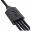InLine USB 4in1 Y-charging cable, 1x USB-A male to 4x USB-C male, black 0.5m
