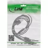 InLine USB 4in1 Y-charging cable, 1x USB-A male to 4x USB-C male, black 0.5m