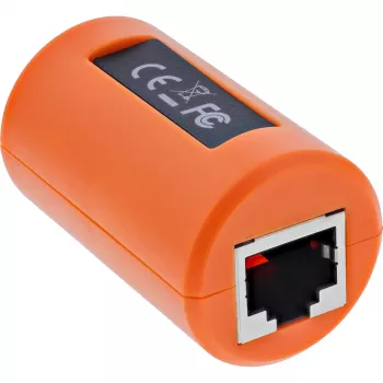 InLine Surge protection RJ45 coupling for network and POE