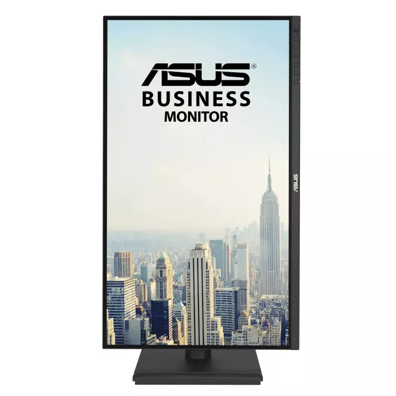 Monitor ASUS BE27AQG 27 inch (68.6 cm) IPS Quad HD 2560x1440, 5 ms, USB 3.2 Hub, Built-in speakers, VESA, Height adjust — Black