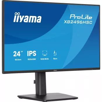 iiyama ProLite XB2496HSC-B1 computer monitor 60.5 cm (23.8 inch) 1920 x 1080 pixels Full HD LED Black