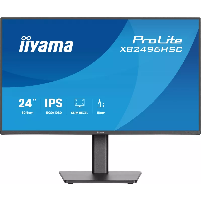 iiyama ProLite XB2496HSC-B1 computer monitor 60.5 cm (23.8 inch) 1920 x 1080 pixels Full HD LED Black