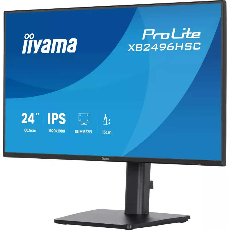 iiyama ProLite XB2496HSC-B1 computer monitor 60.5 cm (23.8 inch) 1920 x 1080 pixels Full HD LED Black