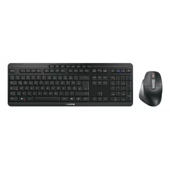 CHERRY Stream desktop ultimate keyboard Mouse included Home/Office USB + RF Wireless + Bluetooth QWERTZ German Black