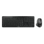 CHERRY Stream desktop ultimate keyboard Mouse included Home/Office USB + RF Wireless + Bluetooth QWERTZ German Black