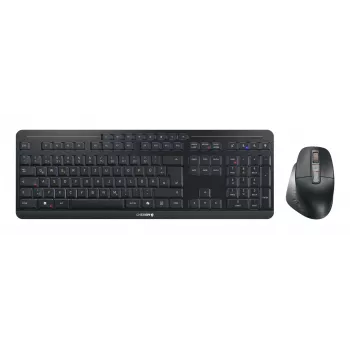 CHERRY Stream desktop ultimate keyboard Mouse included Home/Office USB + RF Wireless + Bluetooth QWERTZ German Black