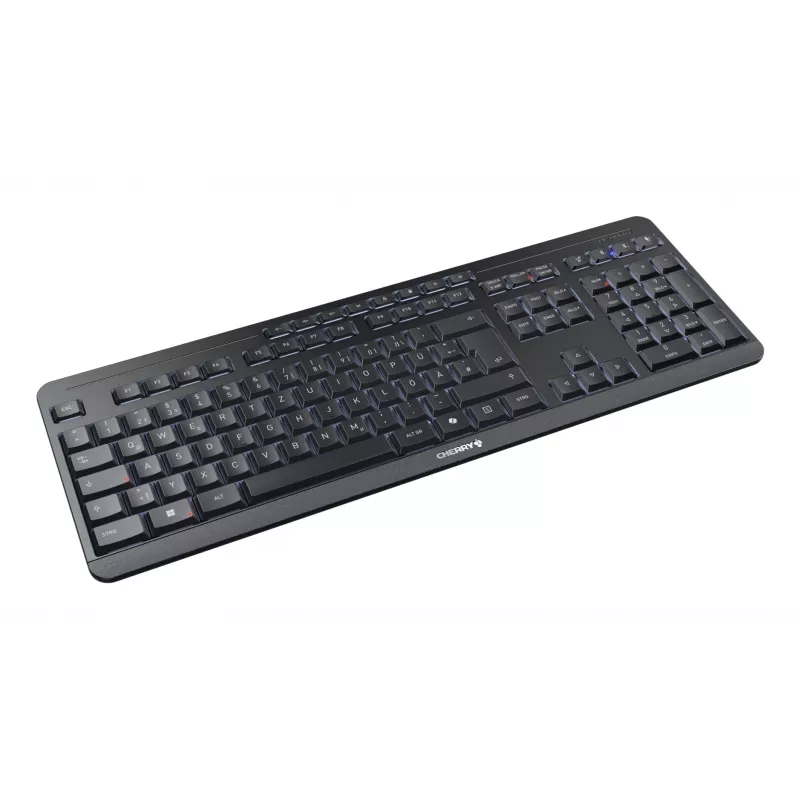 CHERRY Stream desktop ultimate keyboard Mouse included Home/Office USB + RF Wireless + Bluetooth QWERTZ German Black