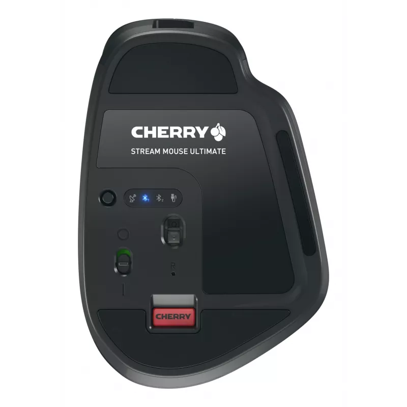 CHERRY Stream desktop ultimate keyboard Mouse included Home/Office USB + RF Wireless + Bluetooth QWERTZ German Black