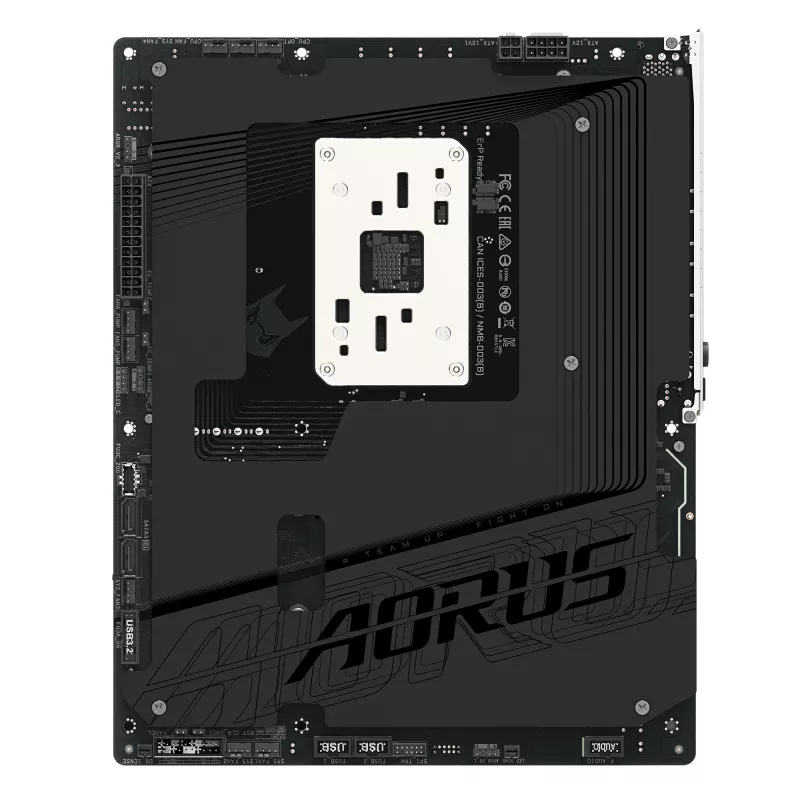 Motherboard GIGABYTE B850 AORUS STEALTH — ATX, Socket AM5, AMD B850, DDR5 up to 8200MHz (OC), 14+2+2 VRM, 2xPCIe5.0, 2xPCIe4.0 M.2, Wi‑Fi 7, 5GbE