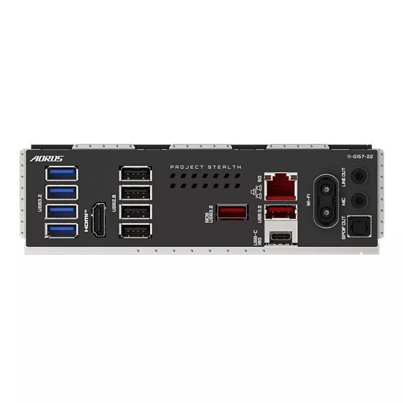Motherboard GIGABYTE B850 AORUS STEALTH — ATX, Socket AM5, AMD B850, DDR5 up to 8200MHz (OC), 14+2+2 VRM, 2xPCIe5.0, 2xPCIe4.0 M.2, Wi‑Fi 7, 5GbE