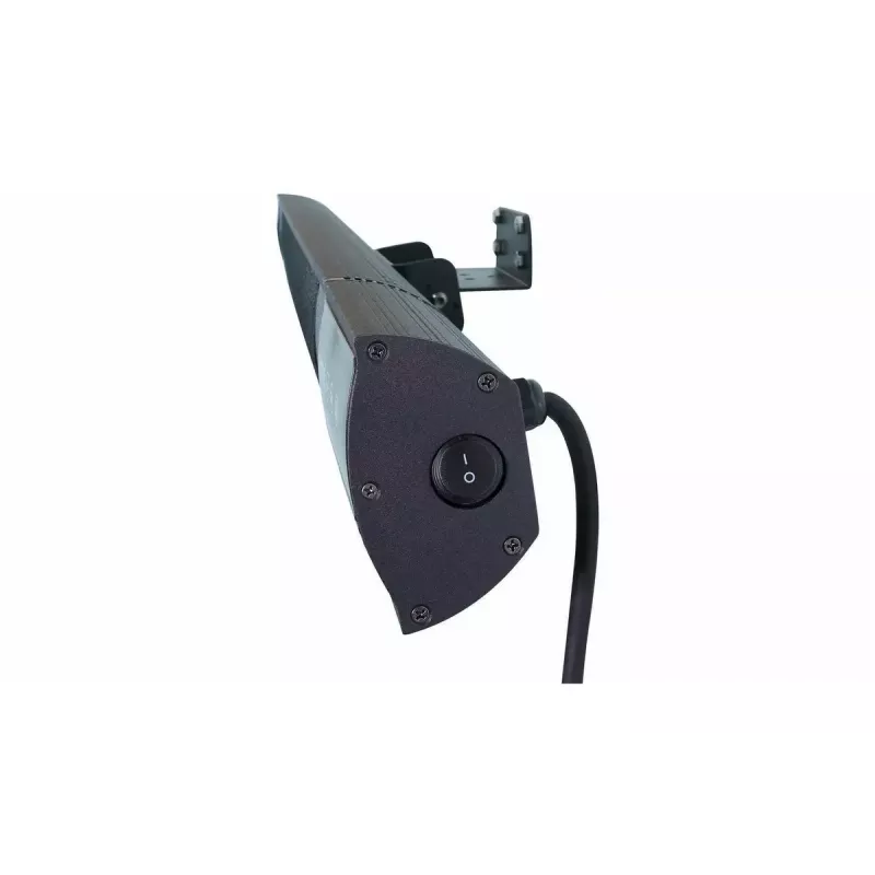 Infrared heater SUNRED RD-DARK-20, 2000 W, wall-mountable, IP55, black