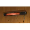 Infrared heater SUNRED RD-DARK-20, 2000 W, wall-mountable, IP55, black