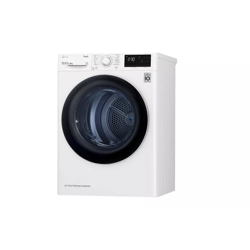 LG RH80V3AV6N tumble dryer Freestanding Front-load 8 kg White