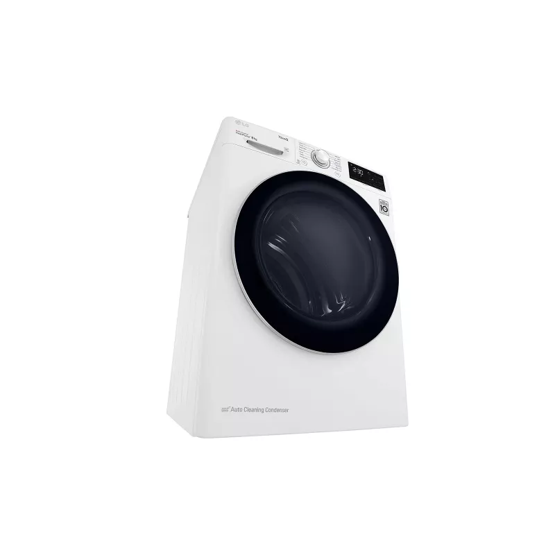 LG RH80V3AV6N tumble dryer Freestanding Front-load 8 kg White