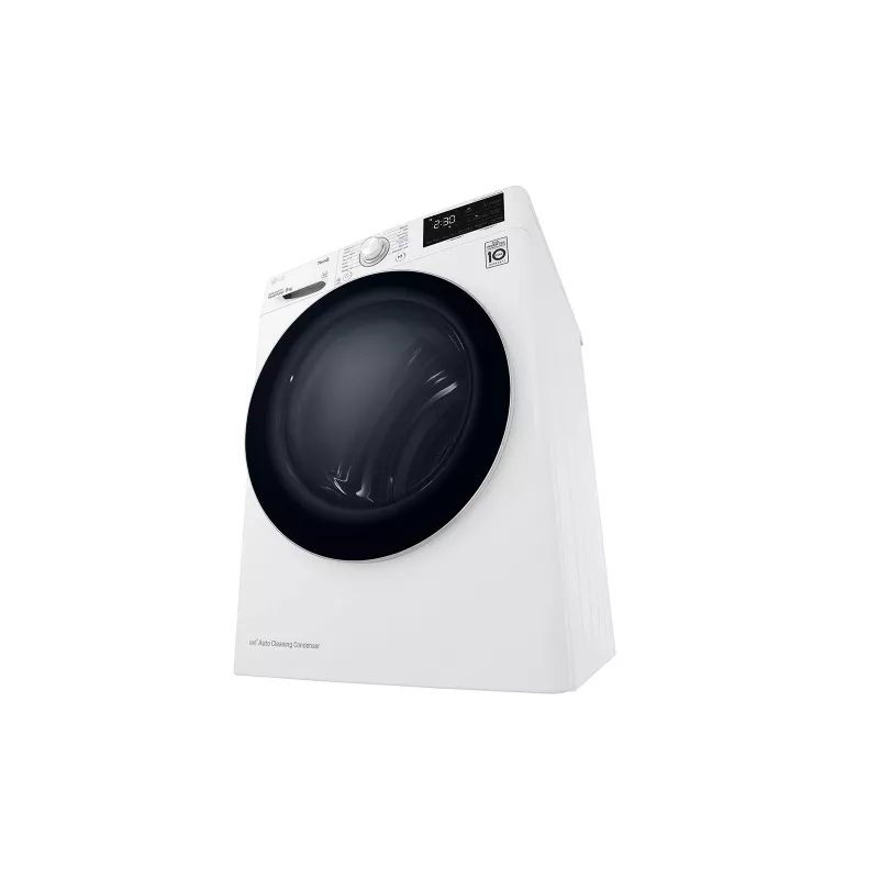 LG RH80V3AV6N tumble dryer Freestanding Front-load 8 kg White