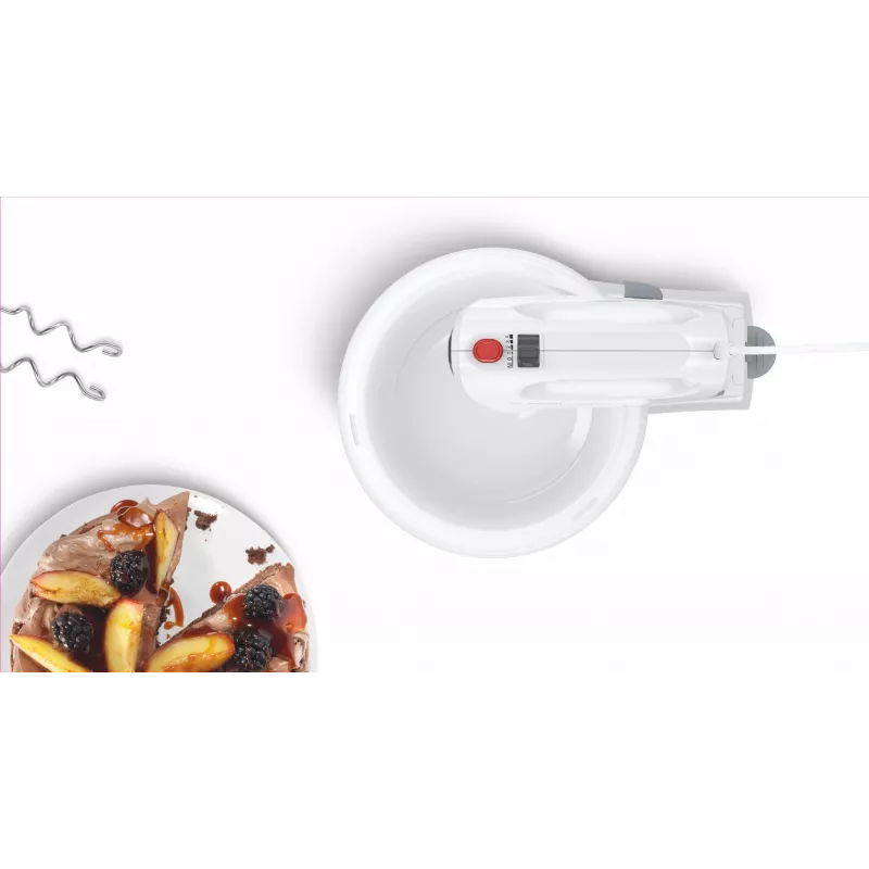 Bosch MFQ2600G hand mixer with stand bowl 375 W white