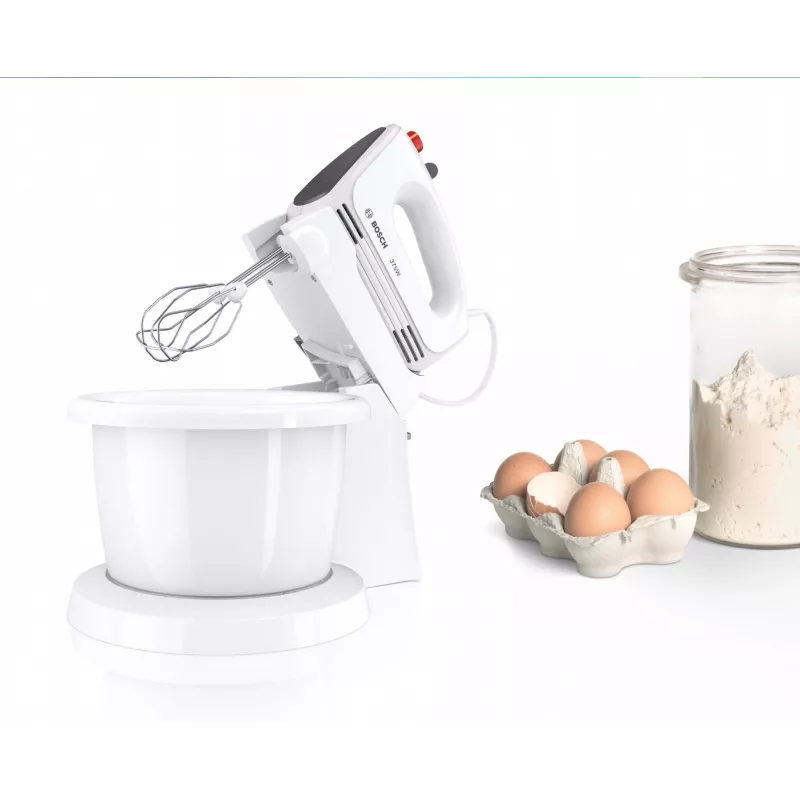Bosch MFQ2600G hand mixer with stand bowl 375 W white
