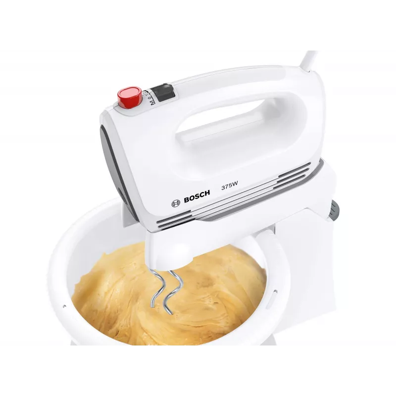 Bosch MFQ2600G hand mixer with stand bowl 375 W white