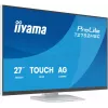 27 inch IIYAMA ProLite T2752MSC-W1AG touchscreen LCD monitor 1920 x 1080 Full HD white, 5 ms, USB 3.2 Gen1, speakers, VESA