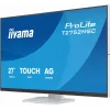 27 inch IIYAMA ProLite T2752MSC-W1AG touchscreen LCD monitor 1920 x 1080 Full HD white, 5 ms, USB 3.2 Gen1, speakers, VESA