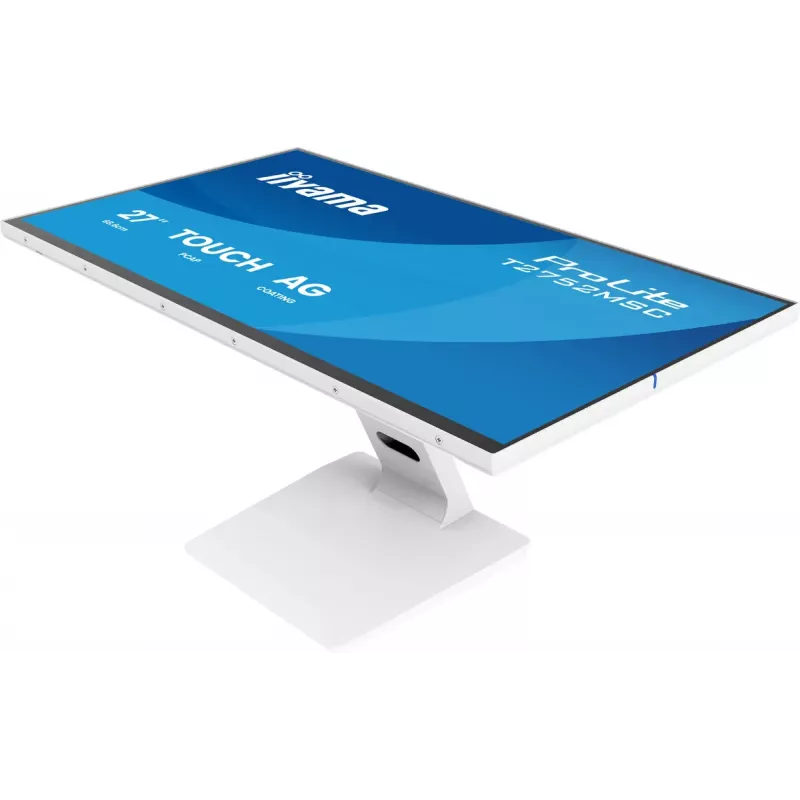 27 inch IIYAMA ProLite T2752MSC-W1AG touchscreen LCD monitor 1920 x 1080 Full HD white, 5 ms, USB 3.2 Gen1, speakers, VESA