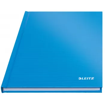 Leitz Notebook Solid Hardcover A5 Squared 90 gram 80 sheets, Monochromatic, Blue, A5, 80 sheets, Glossy, 80 g/m²