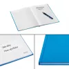 Leitz Notebook Solid Hardcover A5 Squared 90 gram 80 sheets, Monochromatic, Blue, A5, 80 sheets, Glossy, 80 g/m²
